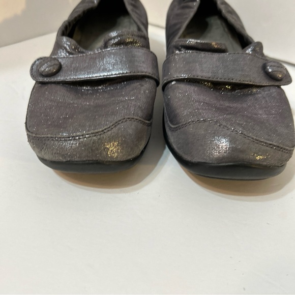 Dansko Shoes Size 40 Pewter Shimmer Leather Upper Style# 2711970200 Carol - Picture 3 of 14
